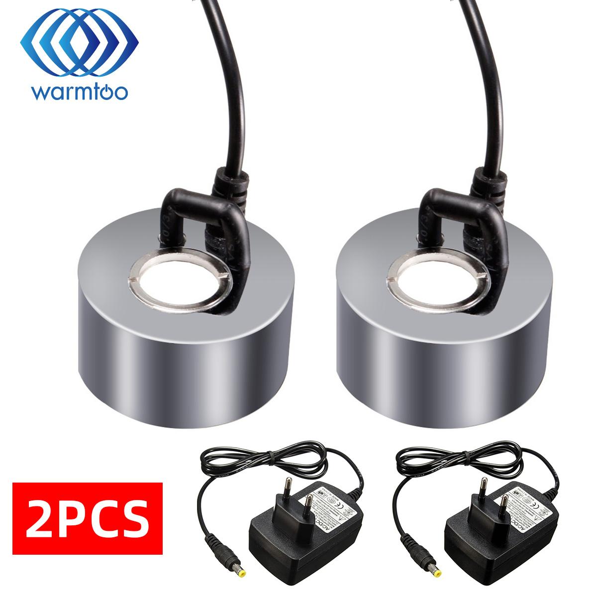 2 Chiếc 45Mm 24V Siêu Âm Thanh Máy Tạo Ẩm, Phun Sương Mini Phun Sương Tạo Với Phích Cắm EU Không Phun Sương Tạo Ẩm Hình Ếch Con Vòi Phun Nước Ao Atomizer máy Xông Khí Dung Atomizer Đầu