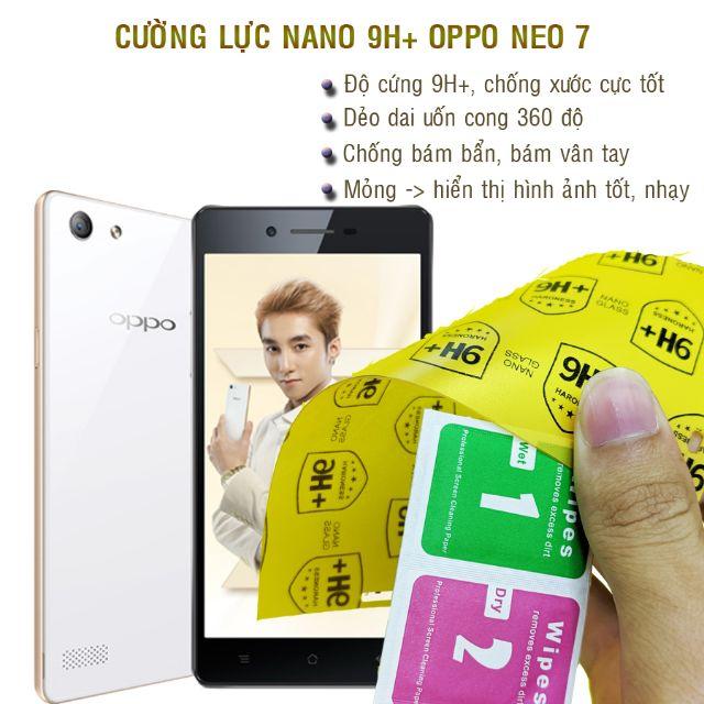 Dán cường lực dẻo nano  dành cho Oppo Neo 7