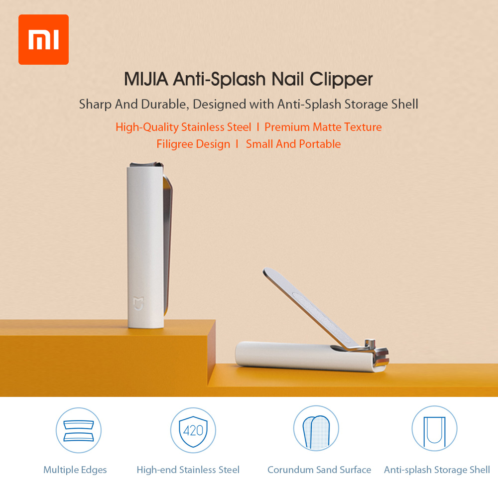 Đồ Cắt Móng Tay Móng Chân Xiaomi Mijia Bằng Thép Không Gỉ MJZJD001QW