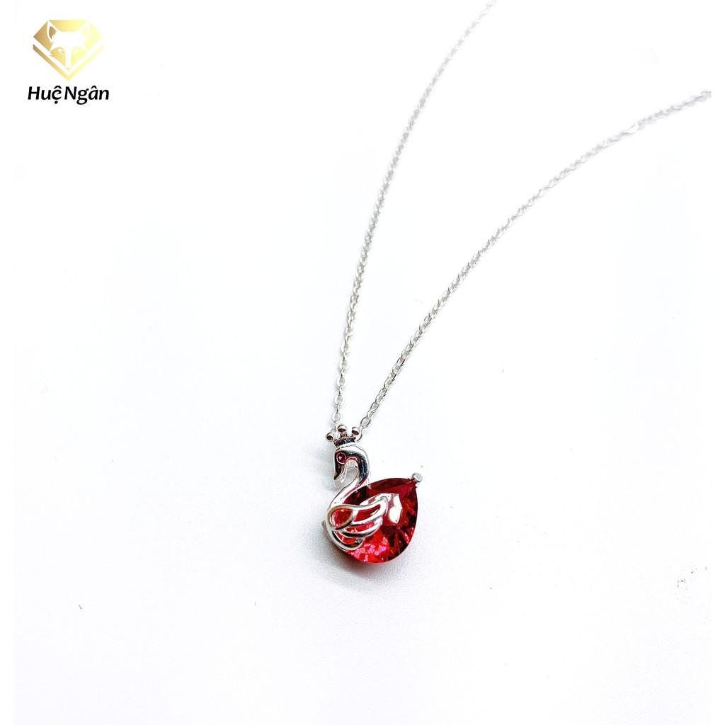 Dây chuyền bạc Ý 925 Huệ Ngân -Thiên nga PP1248