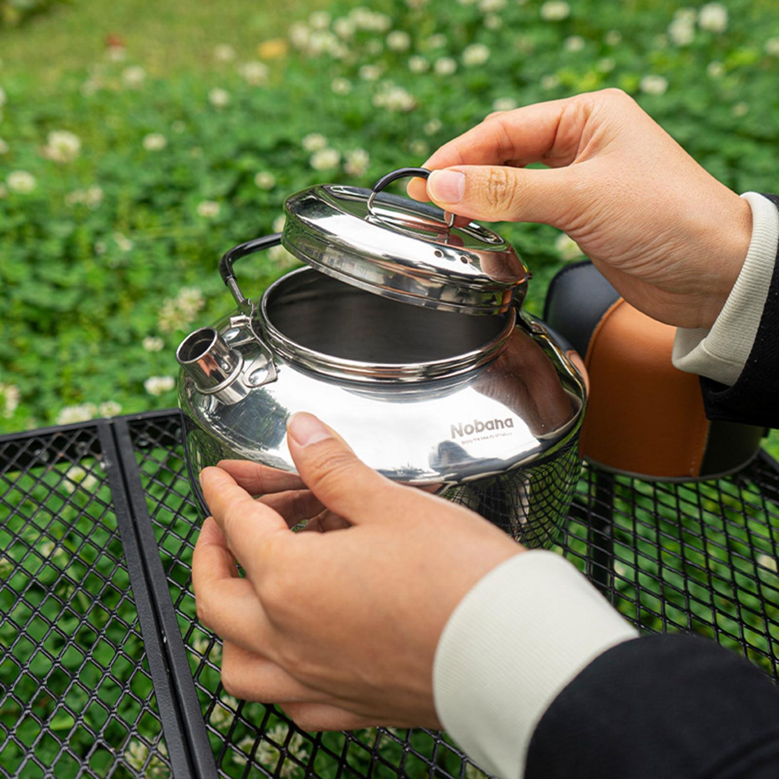Camping Water Kettle Teapot Travel Hiking Backpack Kitchen Picnic Tea Kettle