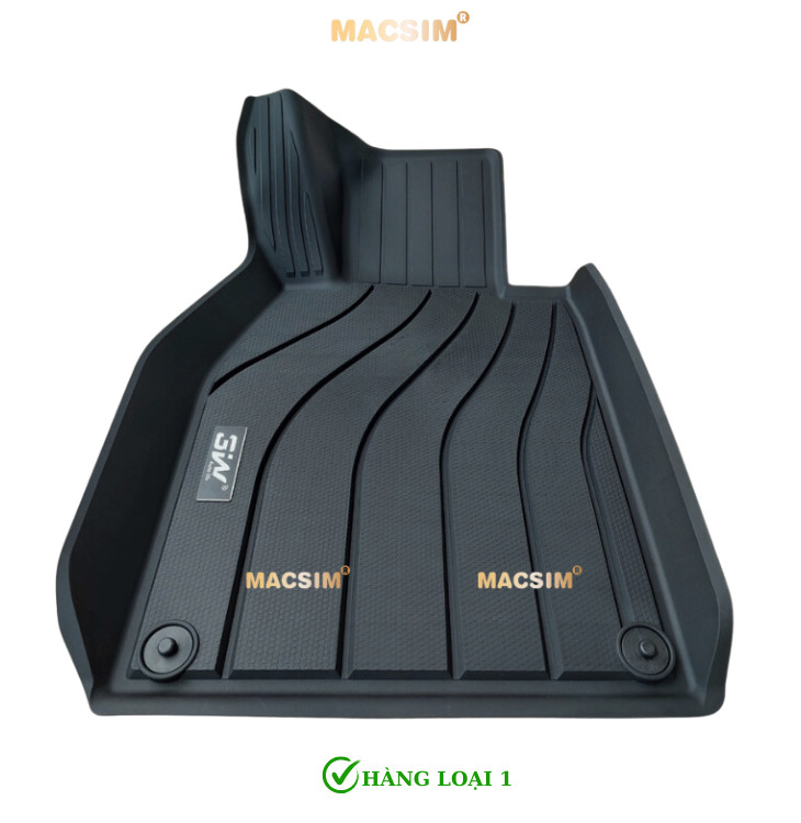 Thảm lót sàn xe ô tô Porsche 911 Nhãn hiệu Macsim 3W chất liệu nhựa TPE đúc khuôn cao cấp - màu đen