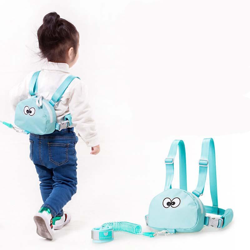 Cho bé Chống Lạc Backback An Toàn Dây Đi Bộ Dây Dắt Trẻ Chống Lạc Cổ Tay Liên Kết Ngoài Trời Du Lịch An Toàn Lực Kéo Dây cho Bé Trai cô Gái