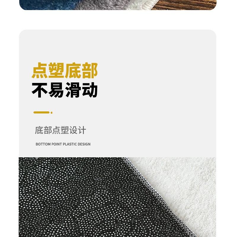 Thảm Trải Sàn Họa Tiết Caro Phong Cách Bắc Âu Hiện Đại Đơn Giản