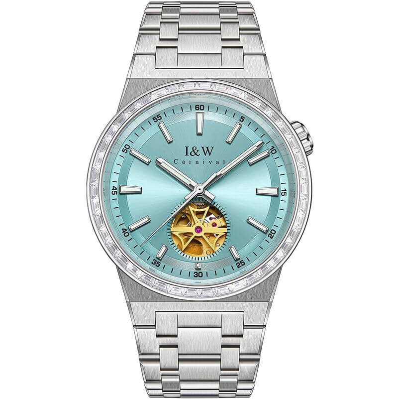 Đồng hồ nam chính hãng IW Carnival IW761G-1 ,kính sapphire,chống xước,chống nước 50m,Bh 24 tháng,máy cơ (automatic)