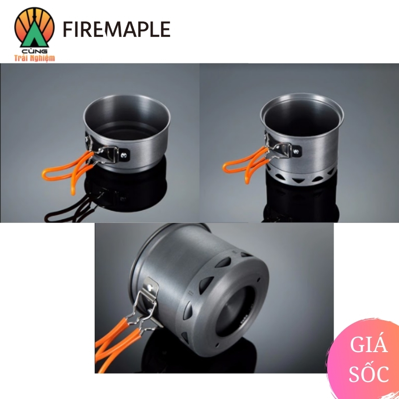 Combo Nồi Nấu Ăn 2 Trong 1 Fire Maple FMC-217 Nhỏ Gọn Tiện Lợi Chuyên Dụng Cho Du Lịch, Dã Ngoại Cắm Trại