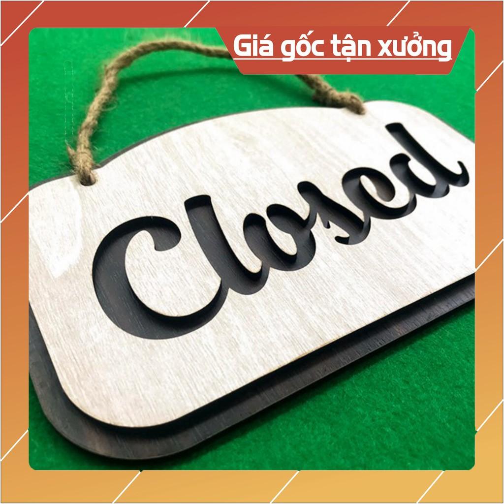 Bảng closed gỗ treo tường