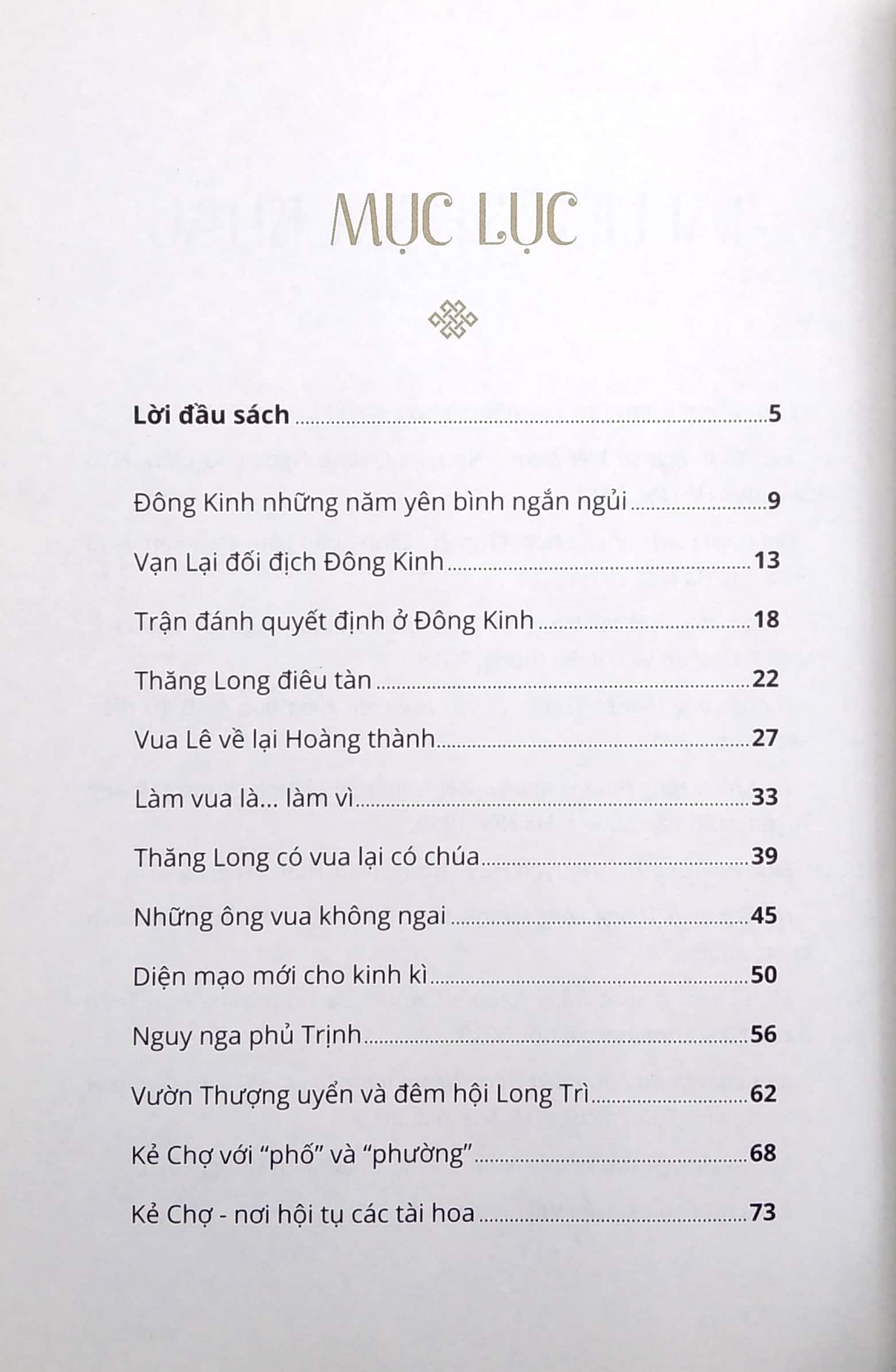 Sách Thăng Long Kinh Kì - Kẻ Chợ - Thời Lê Trịnh