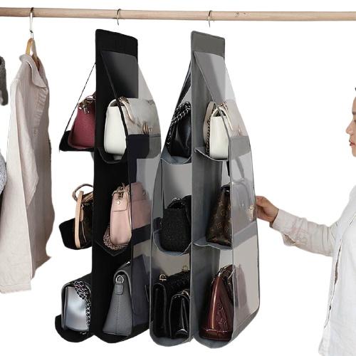 Túi treo giỏ xách chống bụi 6 ô đa năng