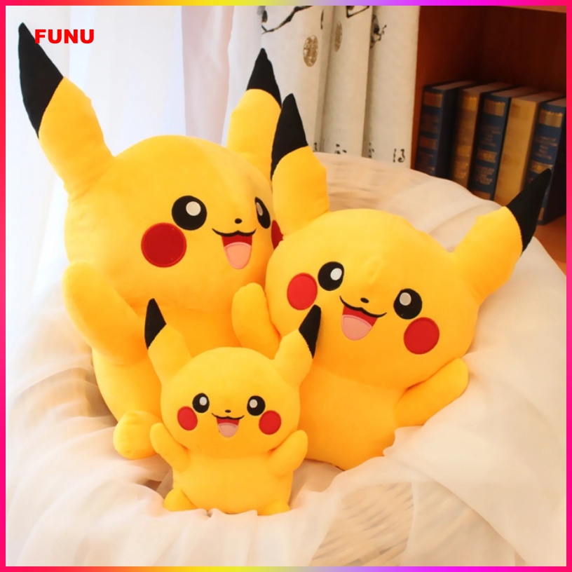 Gấu Bông/ Thú Bông FUNU Pikachu Kích Thước 38cm- Hàng Chính Hãng