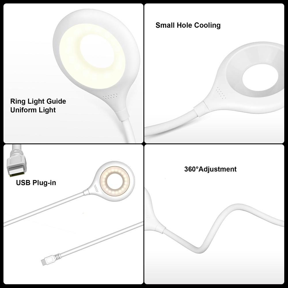 Đèn Led USB 5V Siêu Sáng Có Thể Gập Lại Bảo Vệ Mắt Tiện Dụng Sự Bảo Vệ