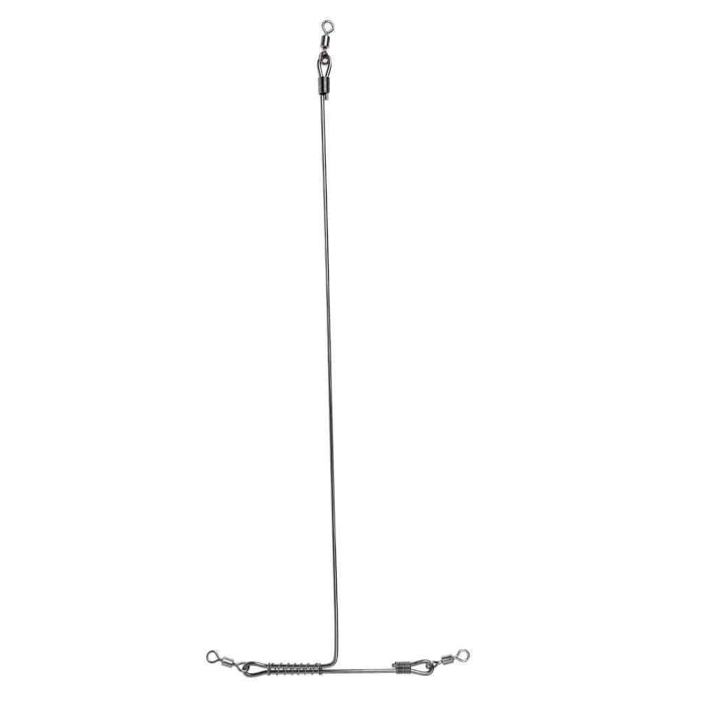 T-Shape Fishing Balance Stainless Steel Rolling Balance with Swivel