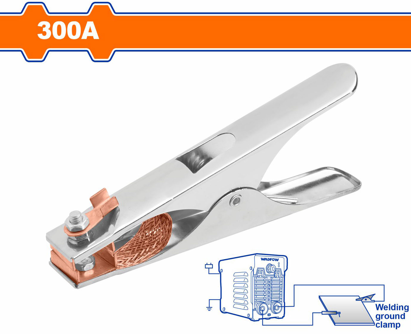 [CHÍNH HÃNG ]Kẹp mát 300A WADFOW WEH9A03