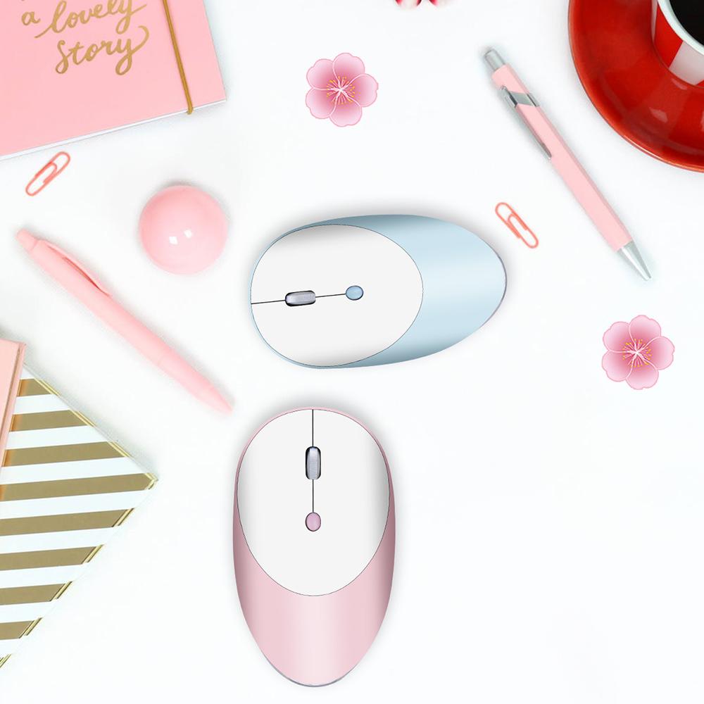 HXSJ T36 Three Mode BT 3.0 + 5.0 + 2.4G Wireless Mouse Slim Silent Design Rechargeable Optical Mouse Replacement for