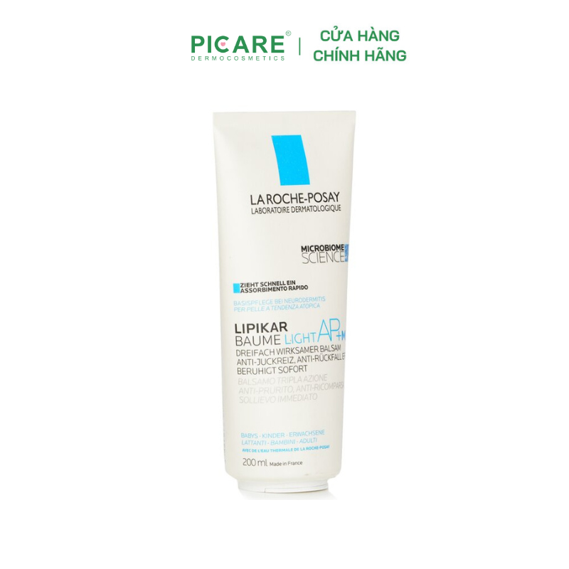 Kem Dưỡng Làm Dịu Da La Roche-Posay Lipikar Baume Light AP+M 200ml