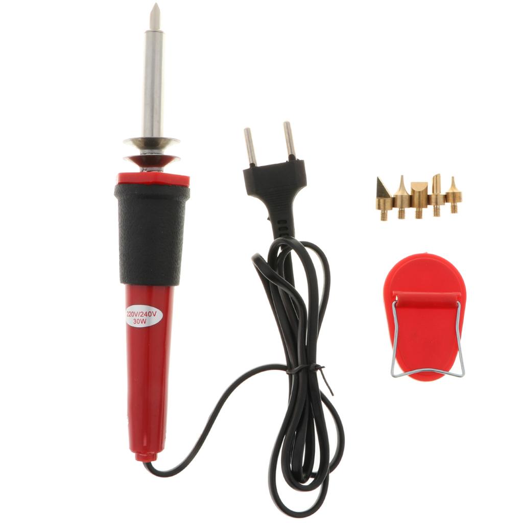 7 in 1 Electric Soldering Iron Tool Kit Adjustable Temperature EU Plug