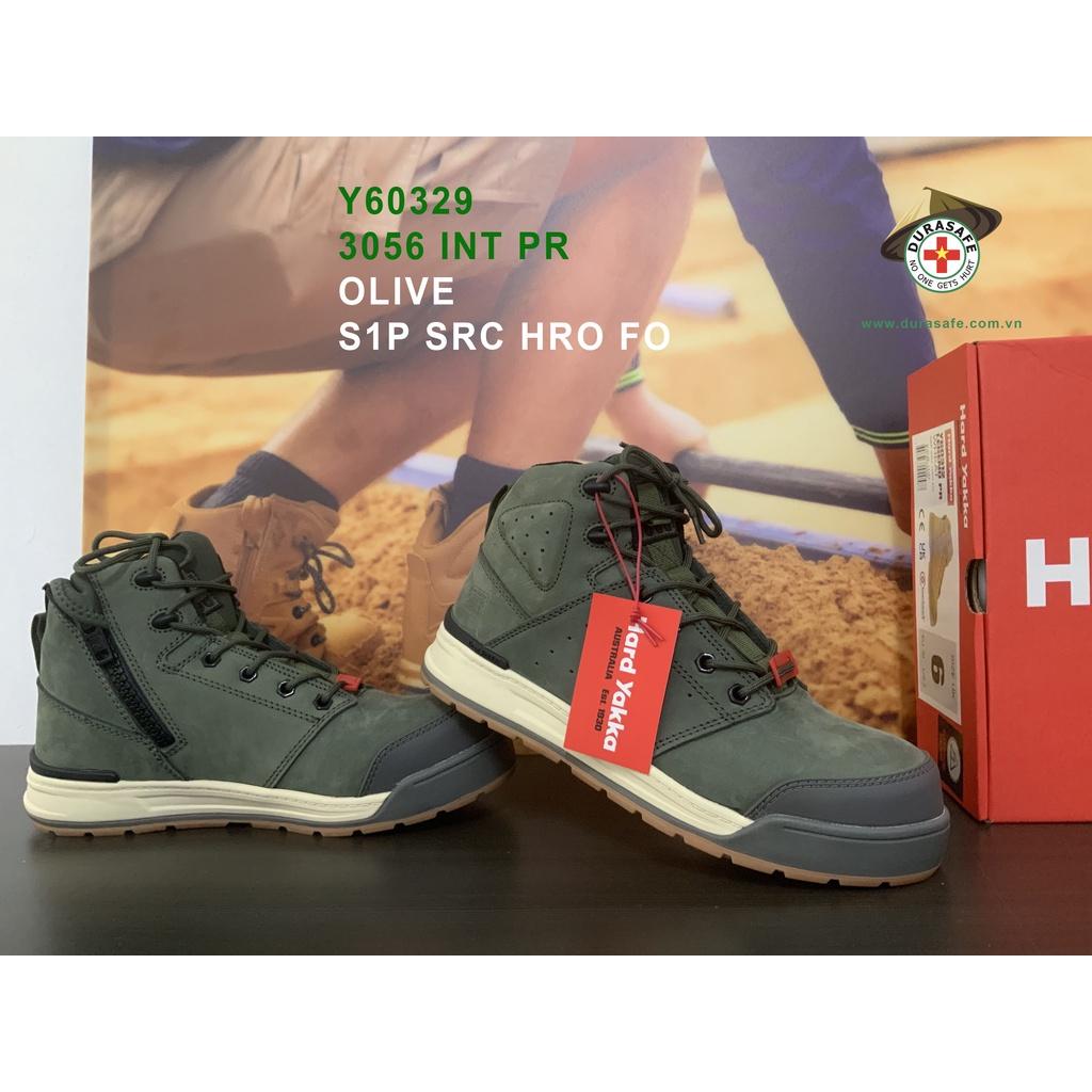 Giày HARD YAKKA Y60329 3056 5-Inch Lace Side-Zip Safety Boot Olive size EU 39-43