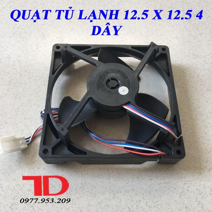 Quạt Tủ lạnh 12,5x12,5 4 dây