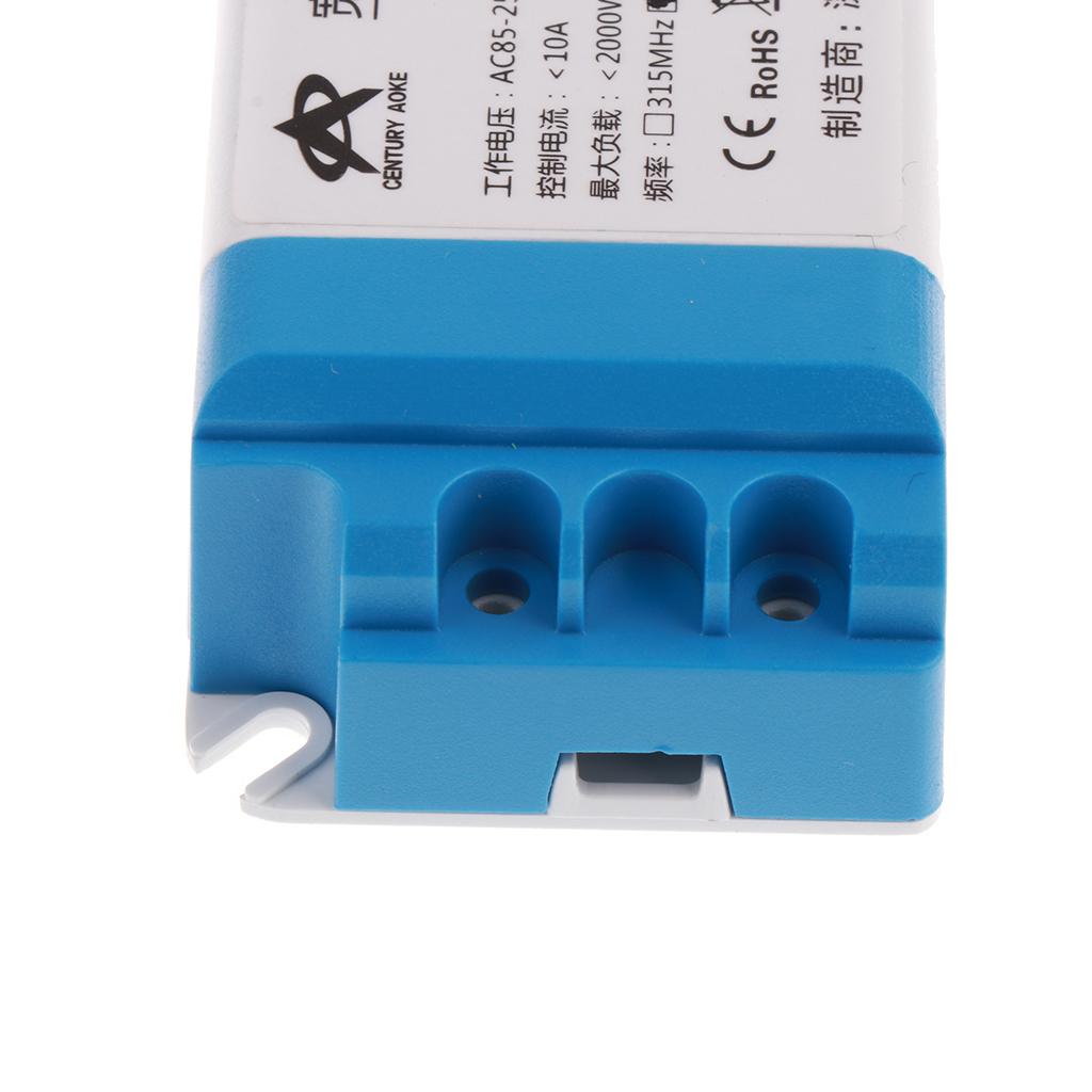DC 15-120V Relay Wireless 2 Mode Remote Control Switch Transmitter+Receiver