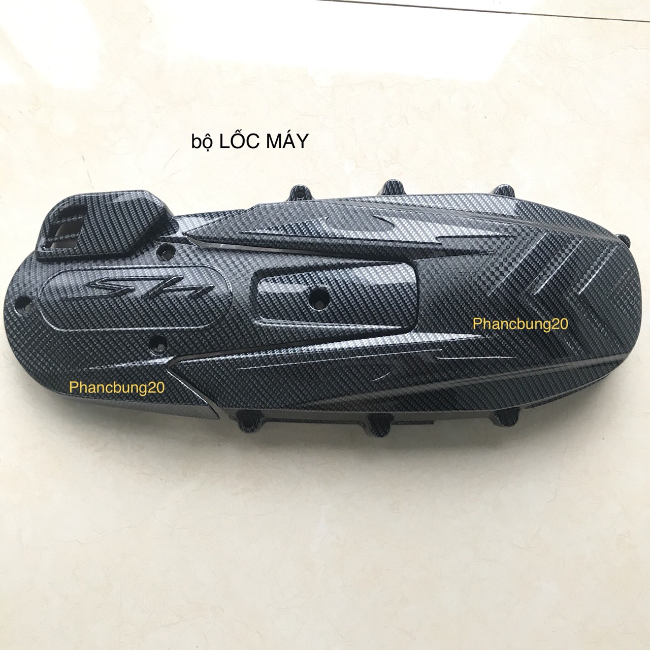 BỘ ỐP LỐC MÁY DÙNG CHO XE SH 2017 2018 2019 CACBON