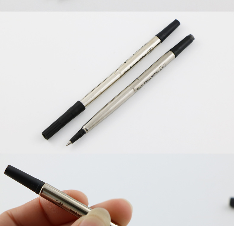 Ruột dạ bút ký, ruột bút bi cho các dòng bút Parker, Montblanc, Picasso, Lamy bi 0.5mmm siêu trơn - 2 màu đen, xanh - Xuất xứ: Pháp