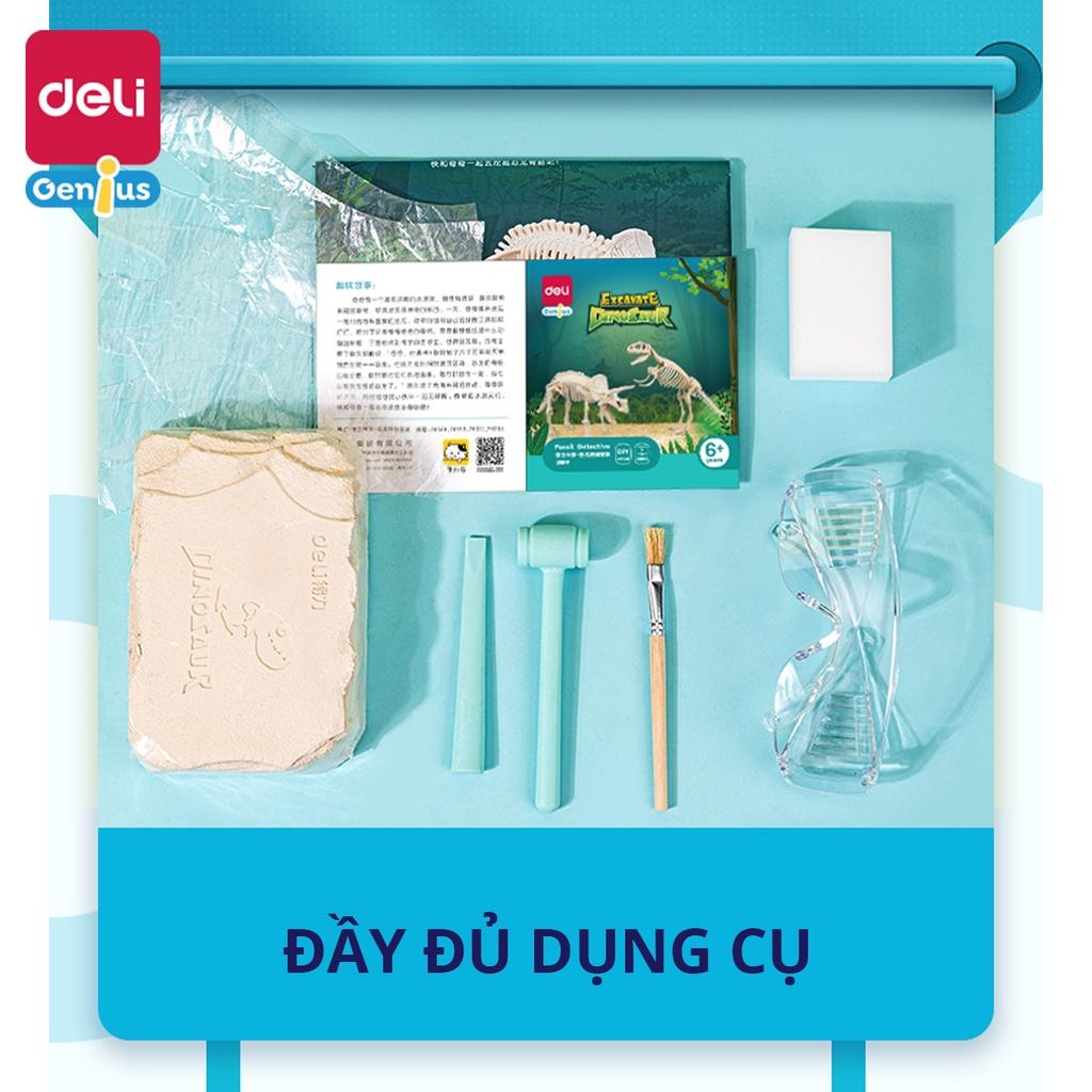 Bộ Đồ Chơi Khảo Cổ Truy Tìm Xương Khủng Long Bạo Chúa Deli - Đồ Chơi Giáo Dục Kích Thích Trí Tìm Tòi Sáng Tạo Của Trẻ - 74349 52