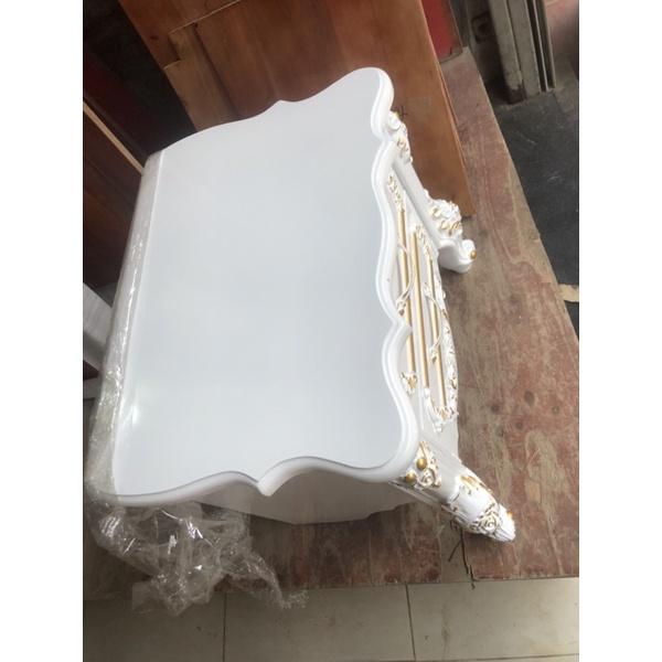 táp đầu giường, tủ đầu giường tân cổ màu trắng