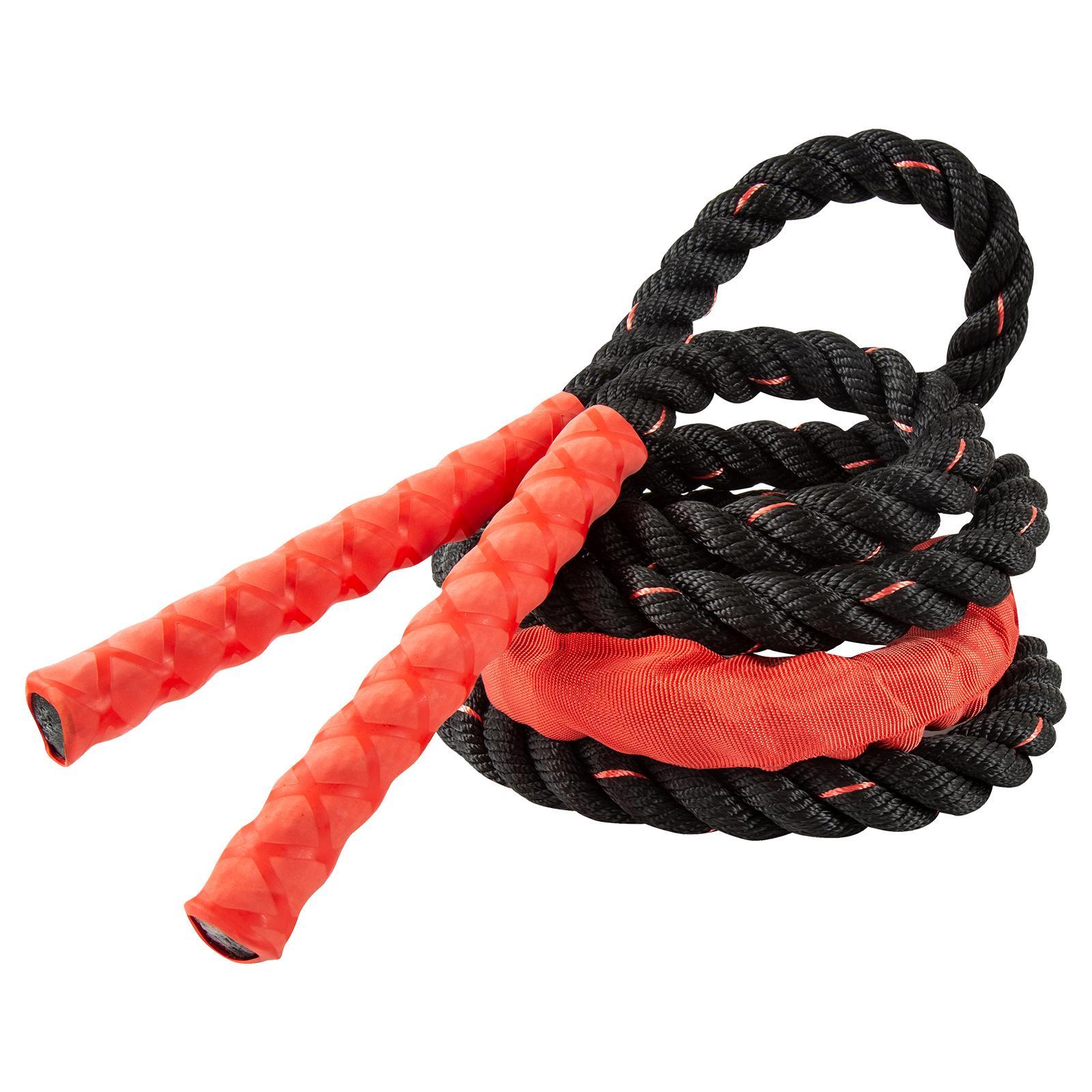 Heavy Jump Rope for Fitness, 25mm Weighted Adult Skipping Rope Exercise Battle Rope for Me Women, Body Workout, Power Training Gym Building Muscle