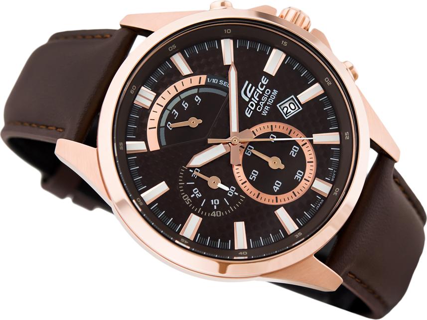 Đồng hồ nam dây da Casio Edifice chính hãng EFV-530GL-5AVUDF