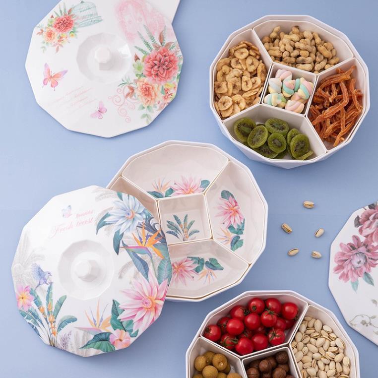 Khay Đựng Mứt Tết Trang Trí Phòng Khách Kiểu Dáng Bắc Âu