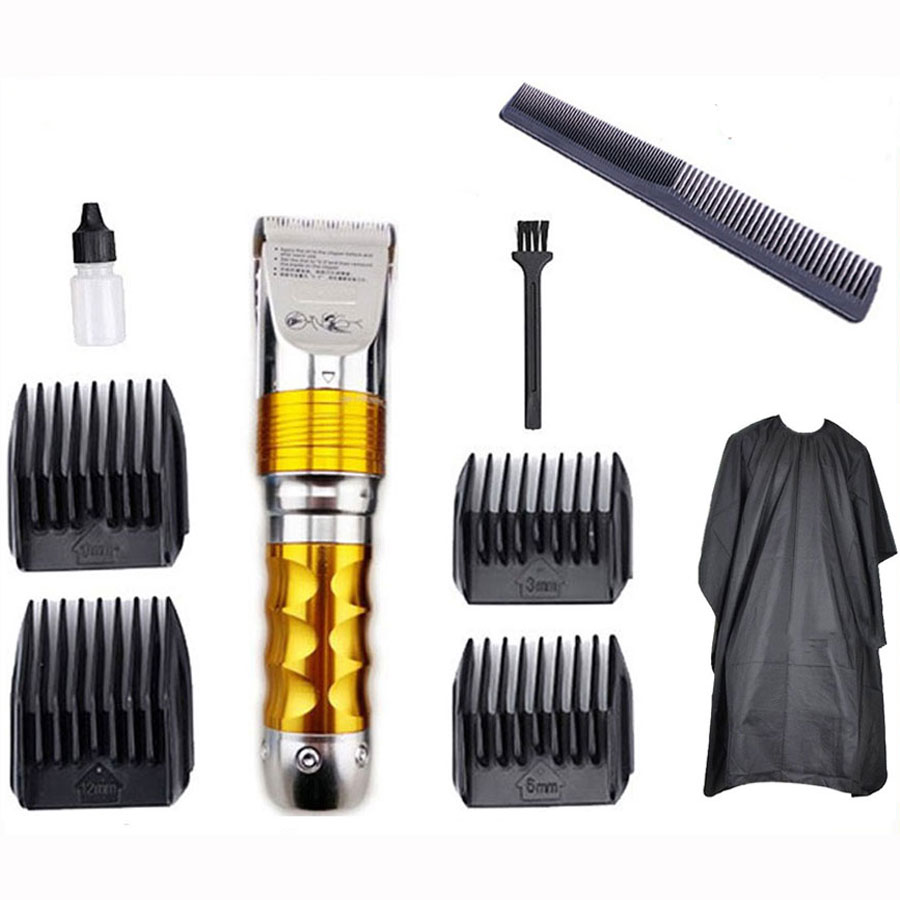 Tông Đơ Cắt Tóc Cao Cấp F10 TẶNG Áo Choàng Cắt Tóc + Lược