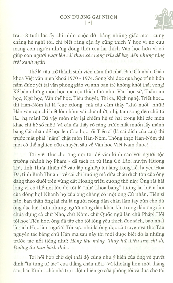 Con Đường Gai Nhọn - Tuyển Tập Kịch Bản Phim Truyện Điện Ảnh &amp; Truyền Hình - Tập 1