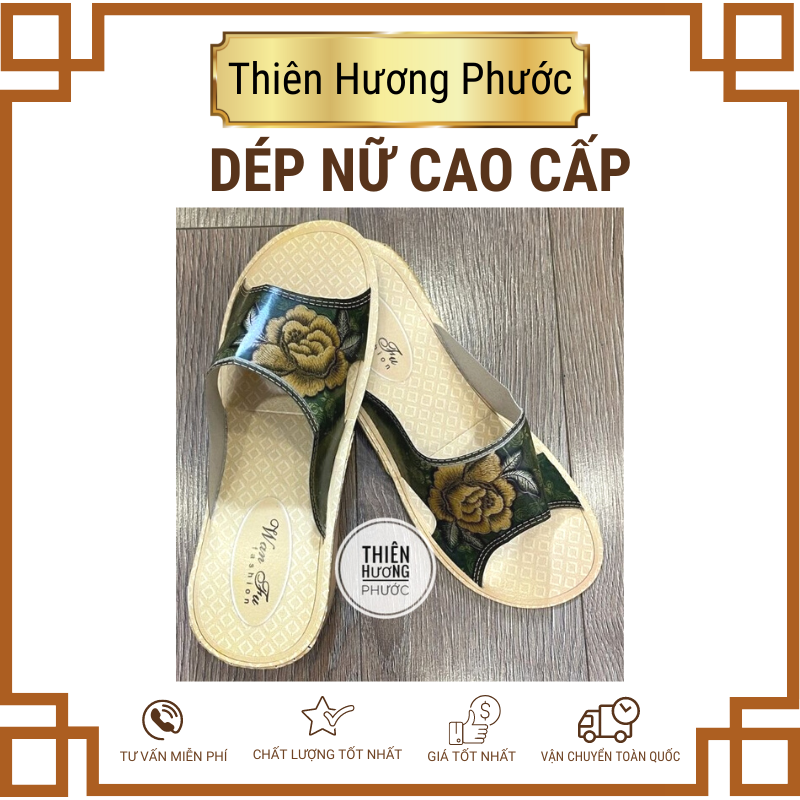 Dép nữ cao cấp vàng mã loại đẹp