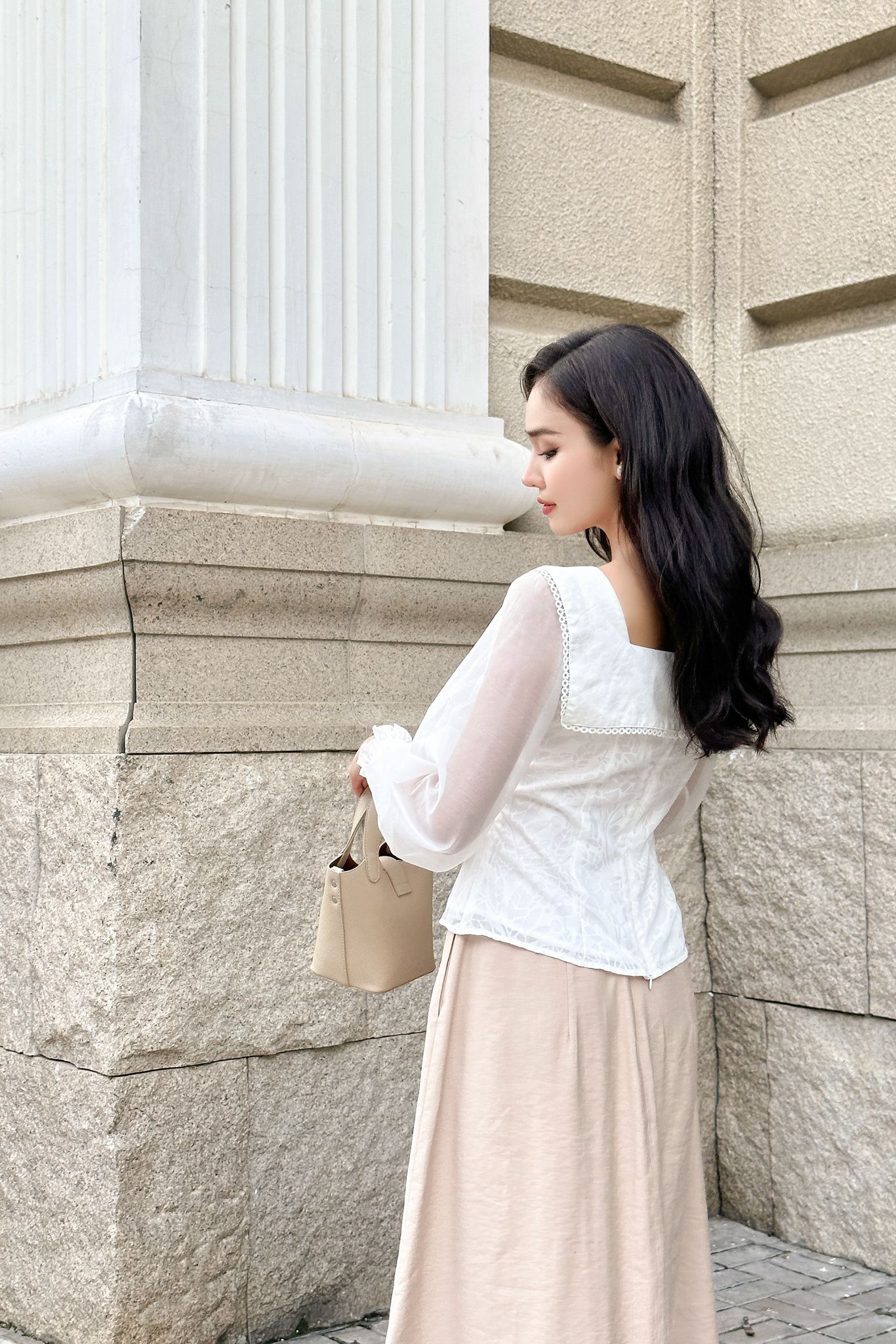 OLV - Áo Kisley White Top