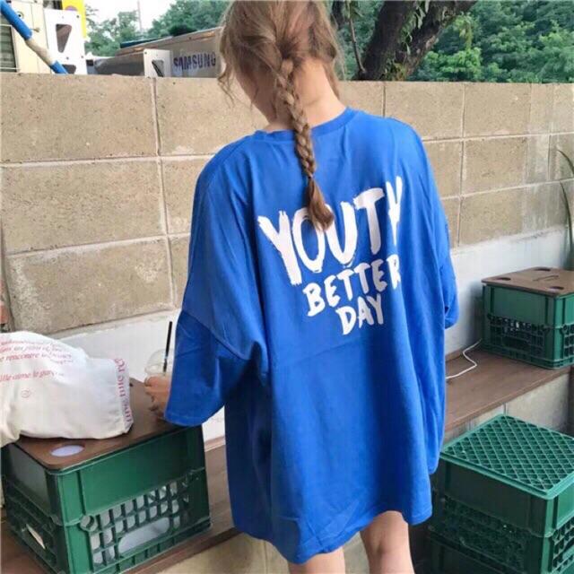 Áo thun tay lỡ form rộng