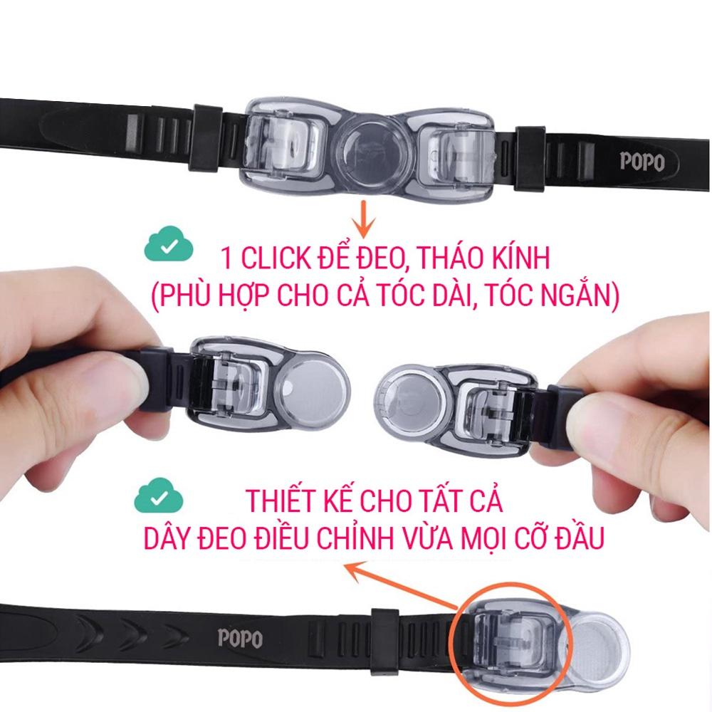 Kính bơi người lớn, kính bơi tráng gương SPORTY chính hãng cản tia UV mắt kiếng bơi thi đấu cho nam nữ cho bé từ 8 tuổi