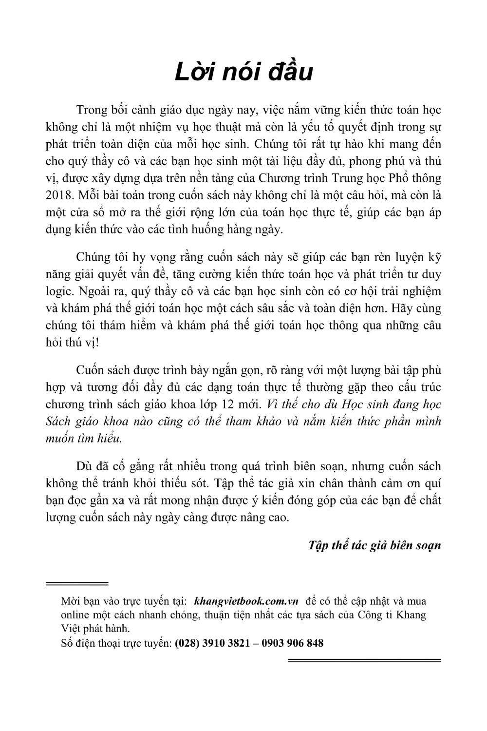 Phương Pháp Giải Các Dạng Toán Thực Tế 12 (Tài Liệu Dùng Chung Cho Các Bộ Sách) -  KV