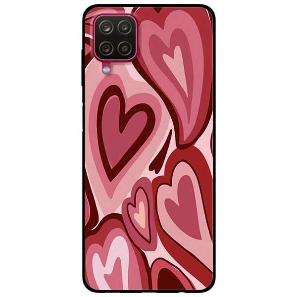 Ốp lưng dành cho Samsung Galaxy A12 / A21s / A31 - Tim Viền Đỏ