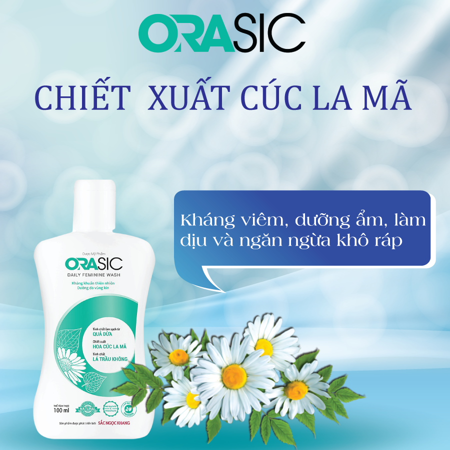 Combo 2 sản phẩm SẮC NGỌC KHANG kem dưỡng da ban đêm 10g + Dung dịch vệ sinh phụ nữ Orasic 100ml