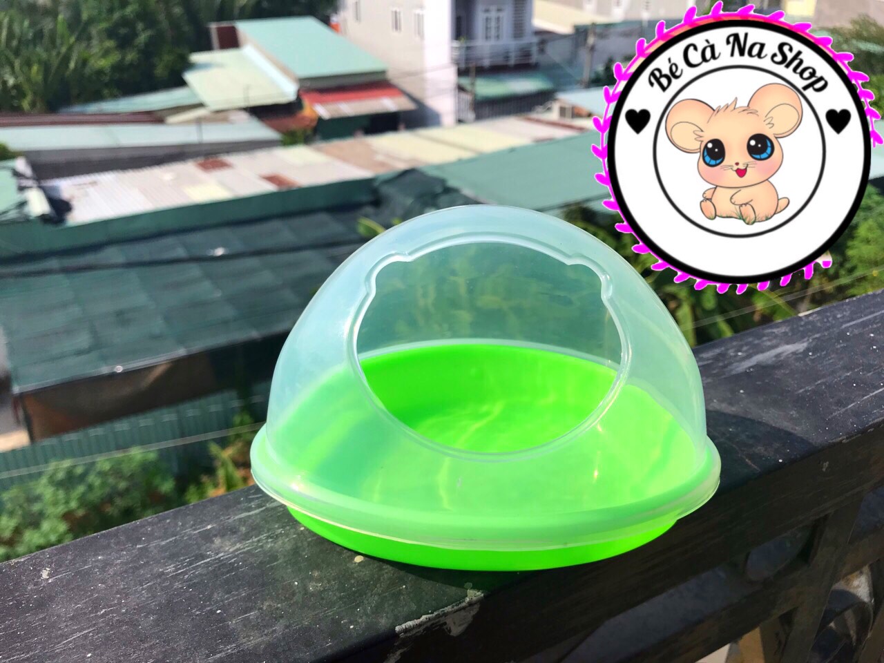 Nhà tắm hình gấu lớn cho hamster