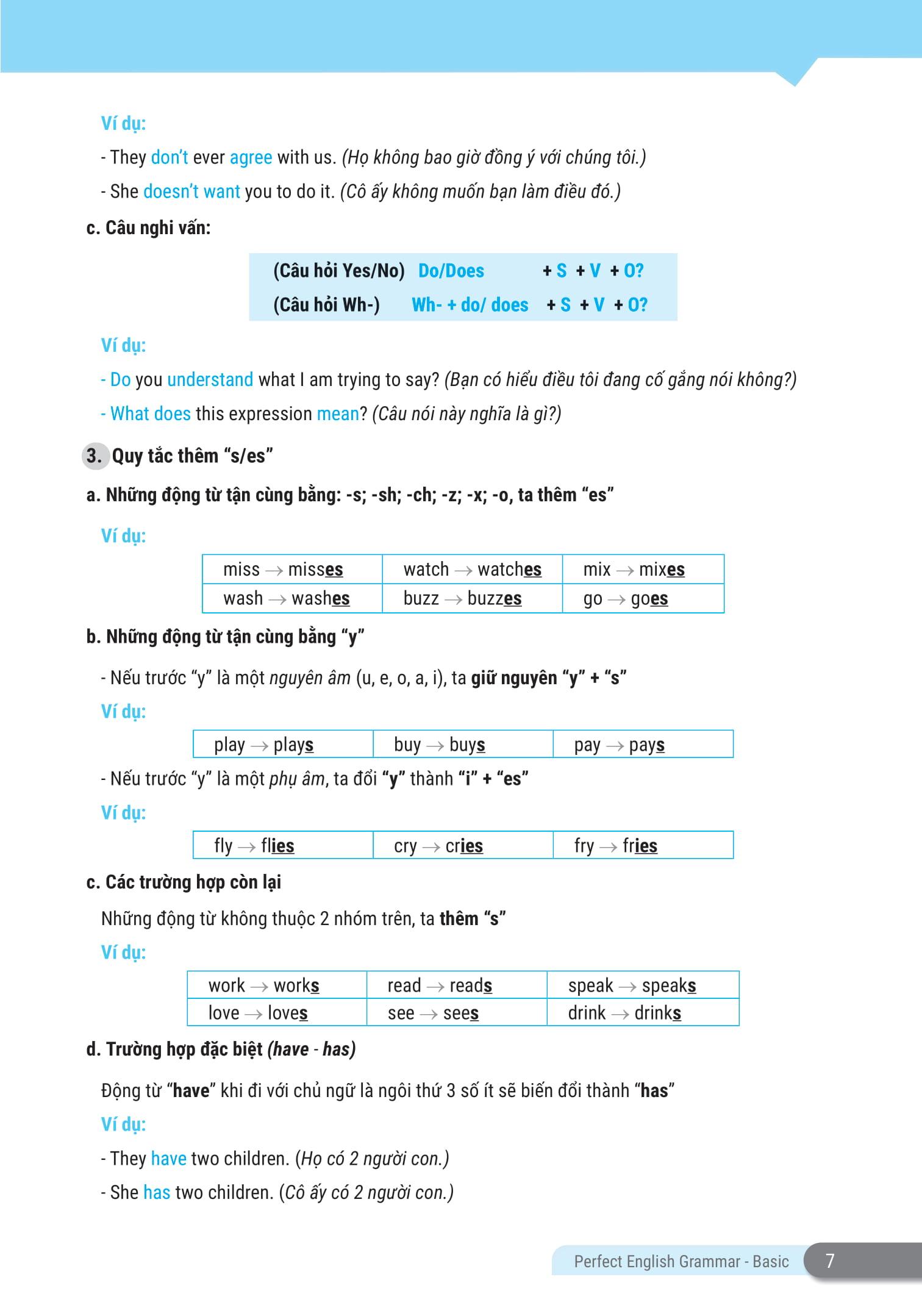 Perfect English Grammar - Cẩm Nang Tự Học Toàn Diện Ngữ Pháp Tiếng Anh - Basic