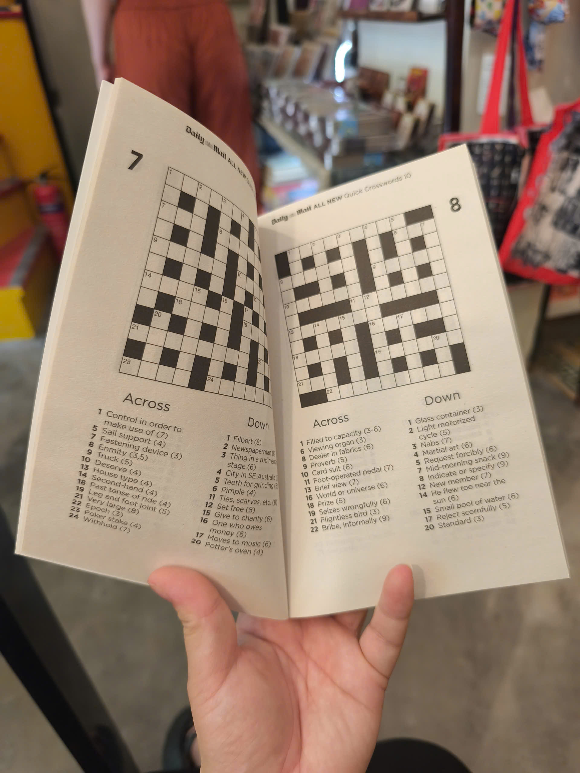 Sách - All New Quick Crosswords 10 | Games / Ngoại văn Nhập khẩu UK / Trò chơi ô chữ giải trí