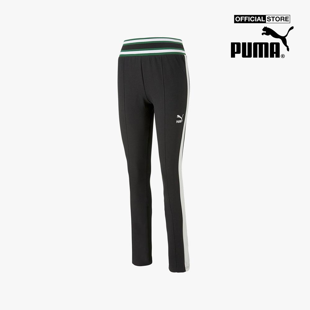 PUMA - Quần dài tập luyện nữ lưng thun T7 620259