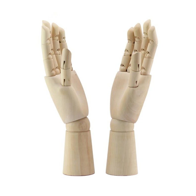 Lalunavn Bàn tay gỗ mô hình mỹ thuật, thiết kế, hội họa - Artists Wooden Hand