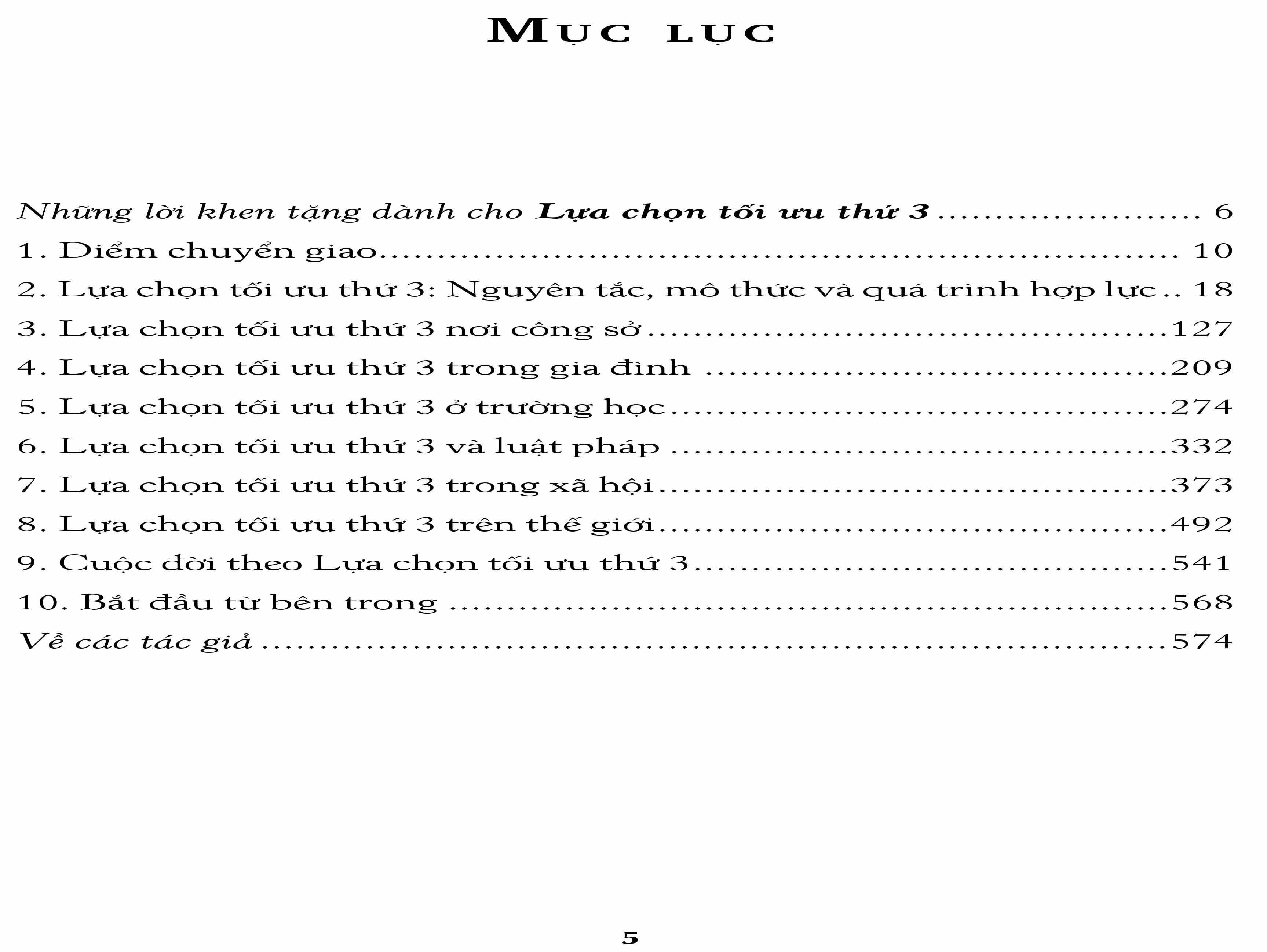 Lựa Chọn Tối Ưu Thứ 3
