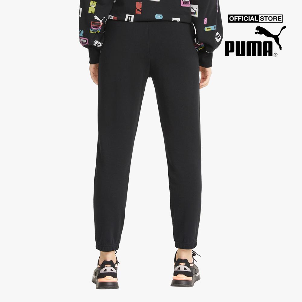 PUMA - Quần jogger nữ lưng thun Brand Love 534353