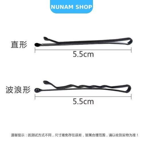 Set 20 kẹp tóc tăm đen loại xịn tạo kiểu tóc chắc chắn cho nữ Nunam Shop