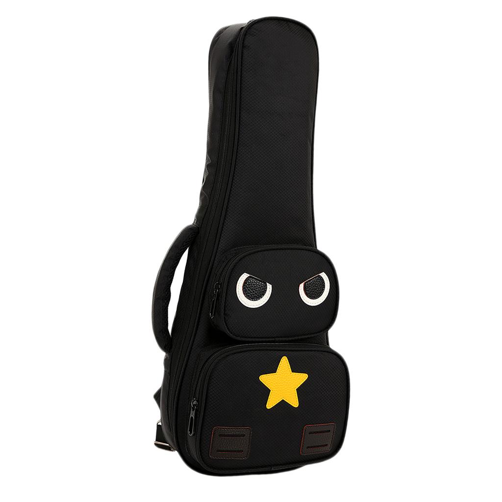 Ukulele Case Small Bass Guitar Bag Soft Cover Gig  Backpack
