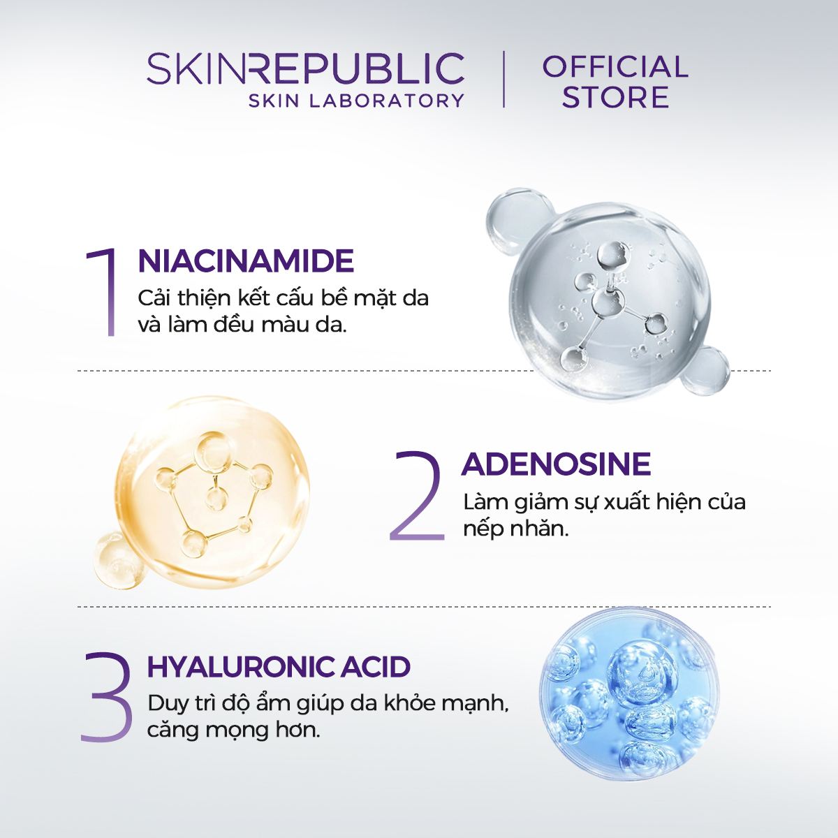 Combo 10 Mặt nạ dưỡng da Skin Republic Niacinamide 2% Face Mask Sheet 25ml