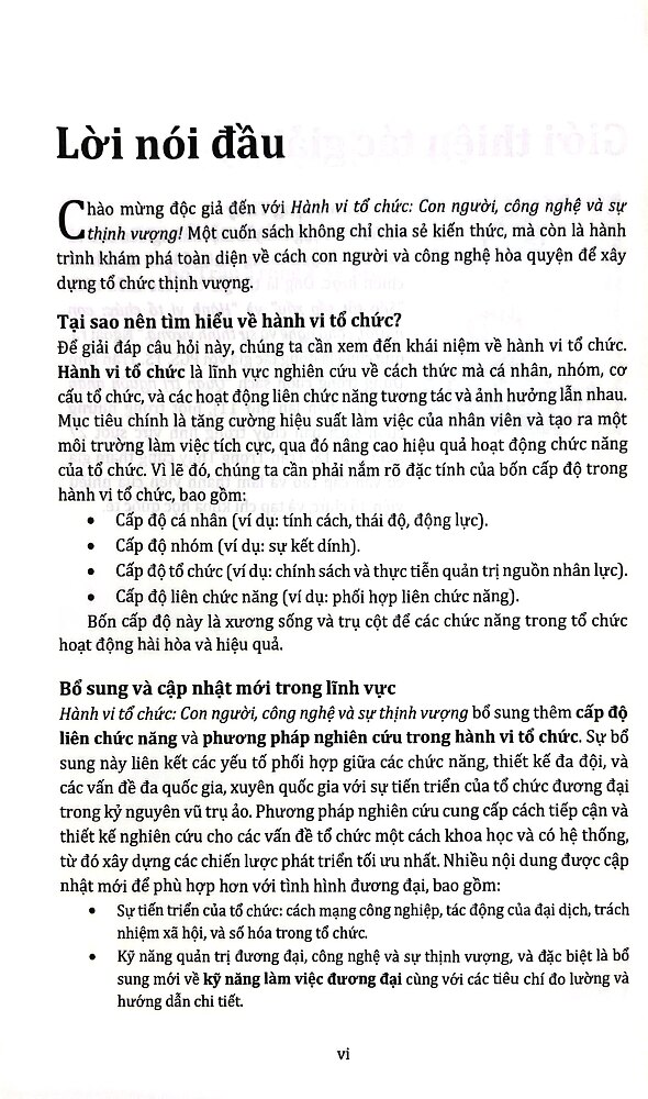 Hành Vi Tổ Chức Con Người, Công Nghệ Và Sự Thịnh Vượng (KT)